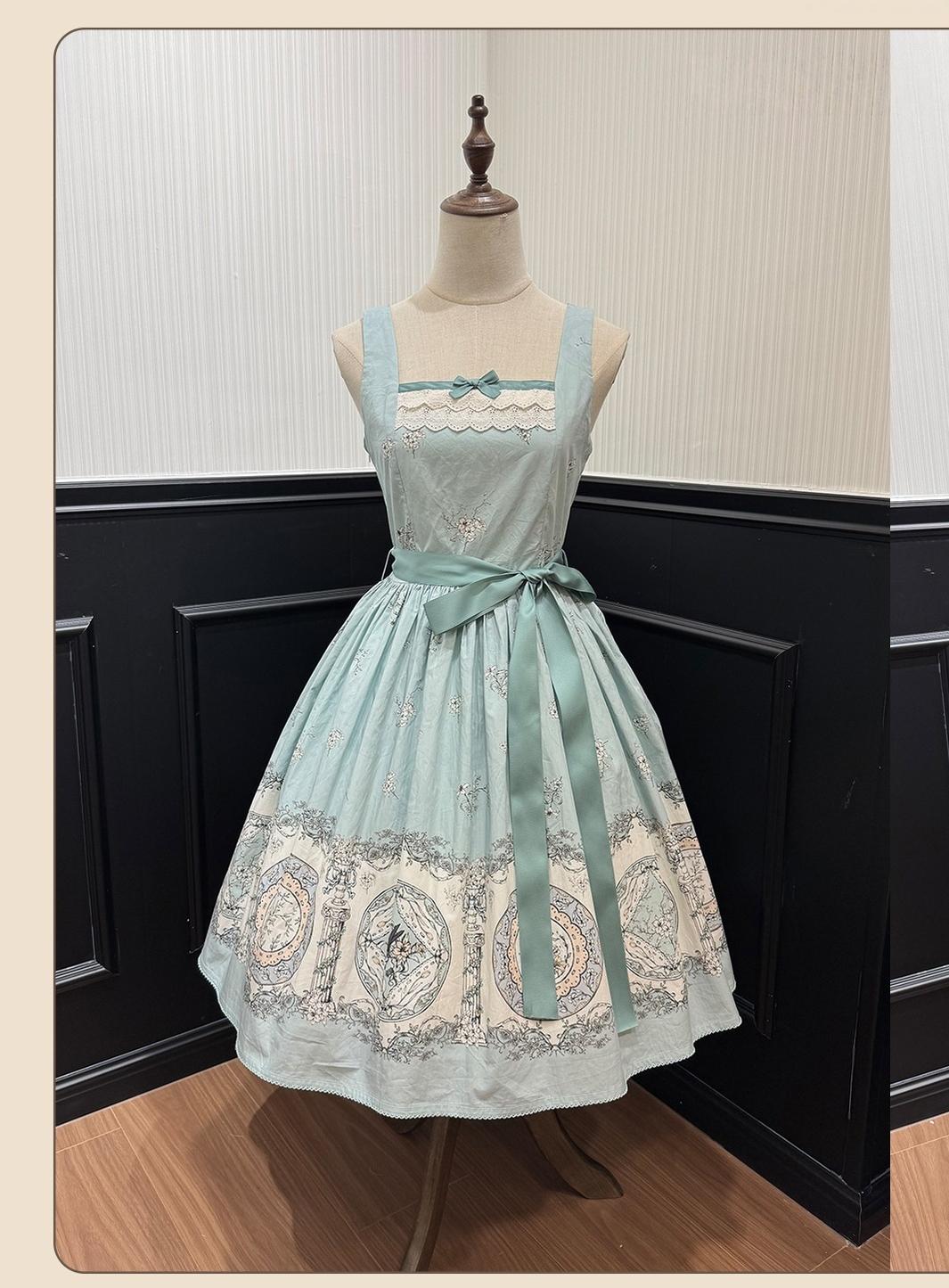 Small Porcelain Plate - Classic Lolita JSK Printed Dress and Accessories - image 3