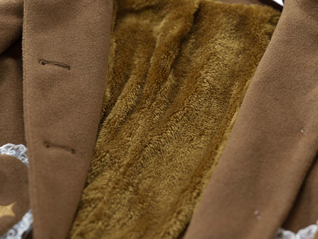 Milk Puff - Winter Fleece-Lined Sweet Lolita Coat, Detachable Collar Collection - image 32