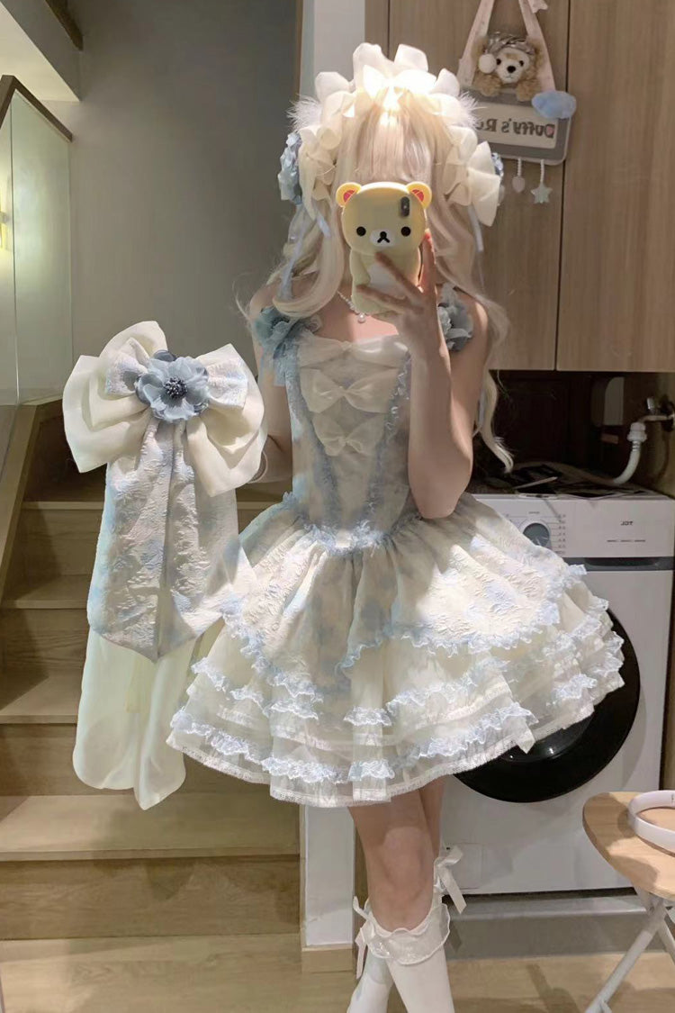 Jasmine Rain - Sweet Polka Dot Lace Lolita JSK Dress - image 11