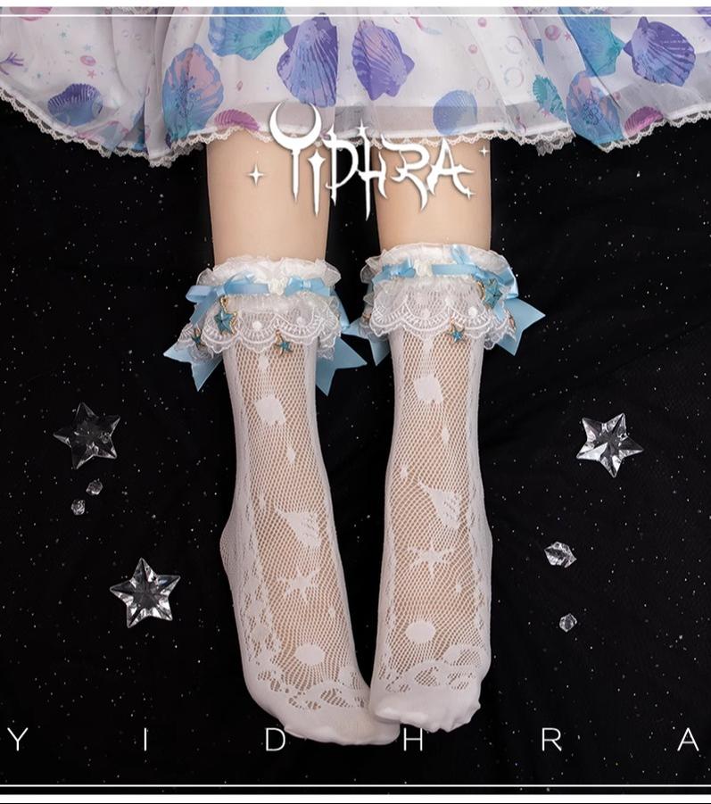 Lolita Ankle Socks and Detachable Starfish Sock Cuffs - image 4