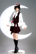 Red Rabbit Hunt Sweet Prince Ouji Lolita Vest - image 4