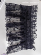 Gothic Lolita Headband Black Bow Lace Hair Accessory - image 13