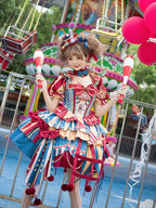 Bunny Circus Embroidery - Sweet Lolita JSK Dress and Detachable Puff Sleeves - image 10