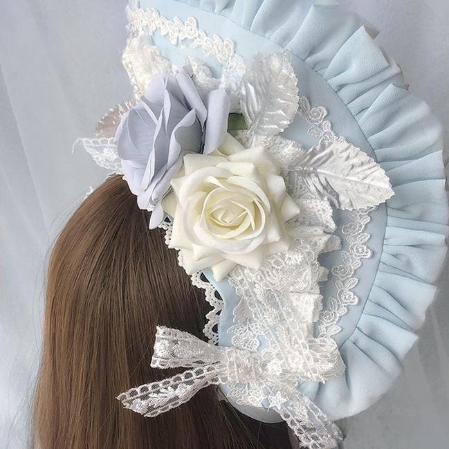 Dawn Wedding - Sweet Lolita Rose Headdress Accessories - image 4