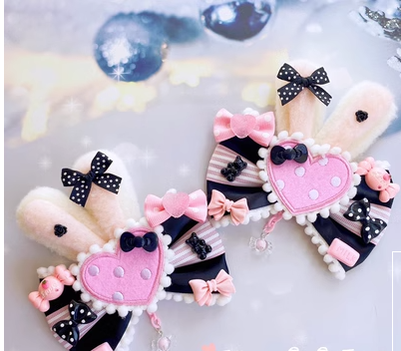 Sweet Lolita Lace Rabbit Ears Cuffs Multicolor - image 11