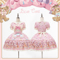 Bear Cake Sweet Lolita OP, JSK and Apron Dress Set - image 13