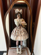 Teddy Bear Daily News Sweet Vintage Lolita Dress JSK and OP Series and Accessories - image 10