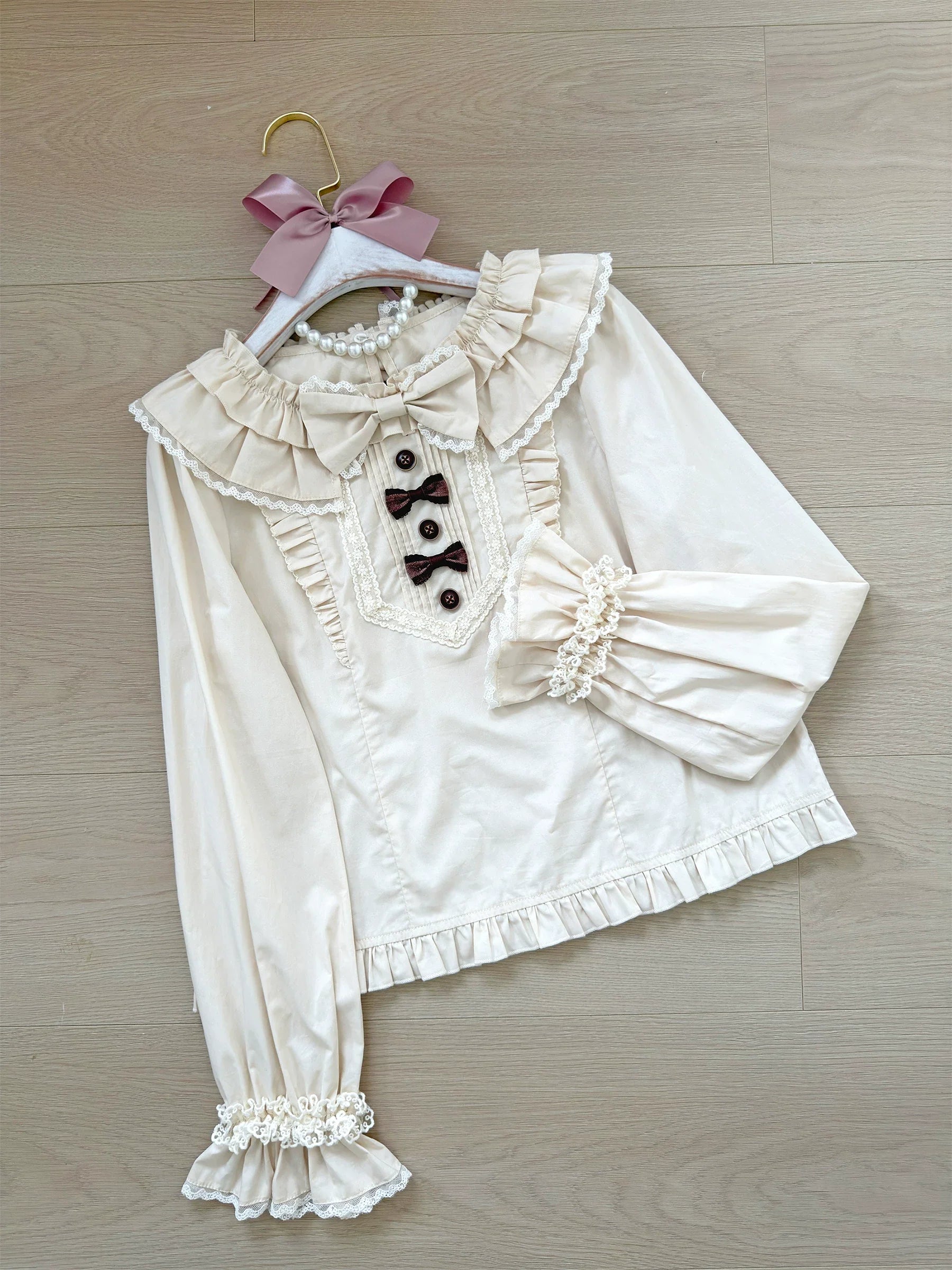 Teddy Bear Daily News Sweet Vintage Lolita Dress JSK and OP Series and Accessories - image 14
