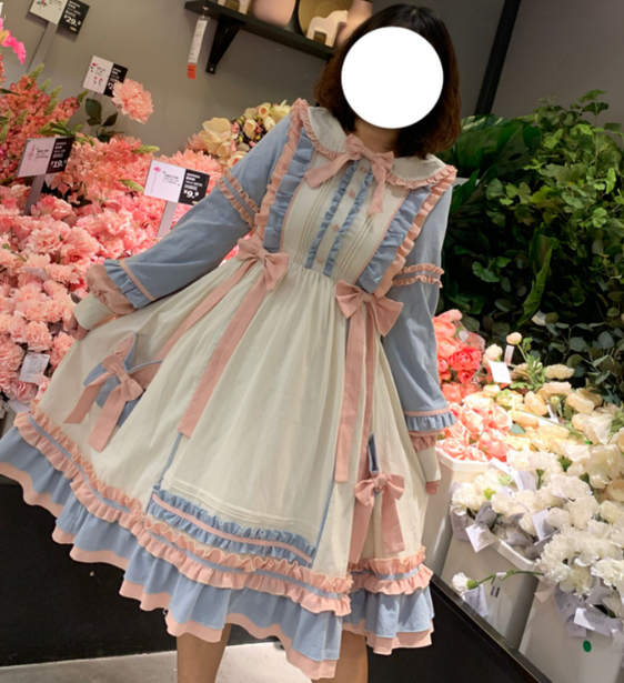 Plus Size Lolita Dress Oversized OP, Long Sleeve - image 15