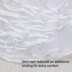 Noloria - Medium-High Volume Lolita White Puffy Petticoat, 17.7" (45 CM) - image 26