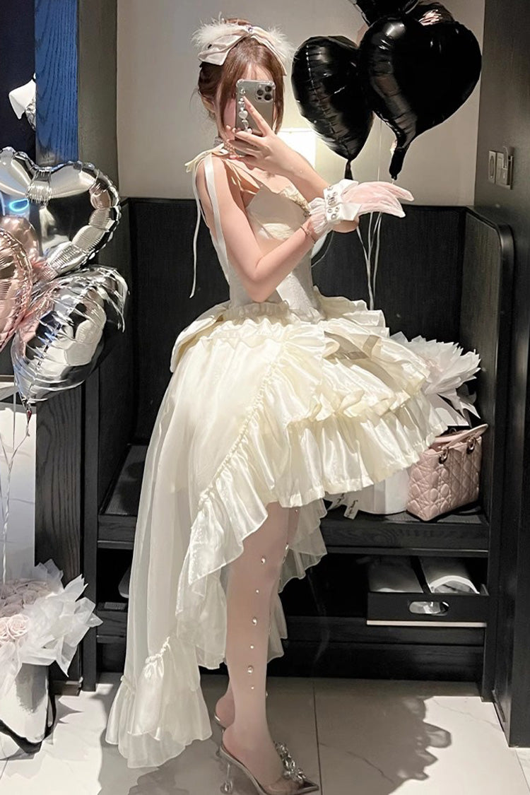 White Triple-Layered Sweet Princess Lolita JSK - image 5