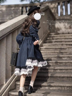 Feliz Peter Pan Collar Lolita OP with Optional Necktie & Brooch - image 6