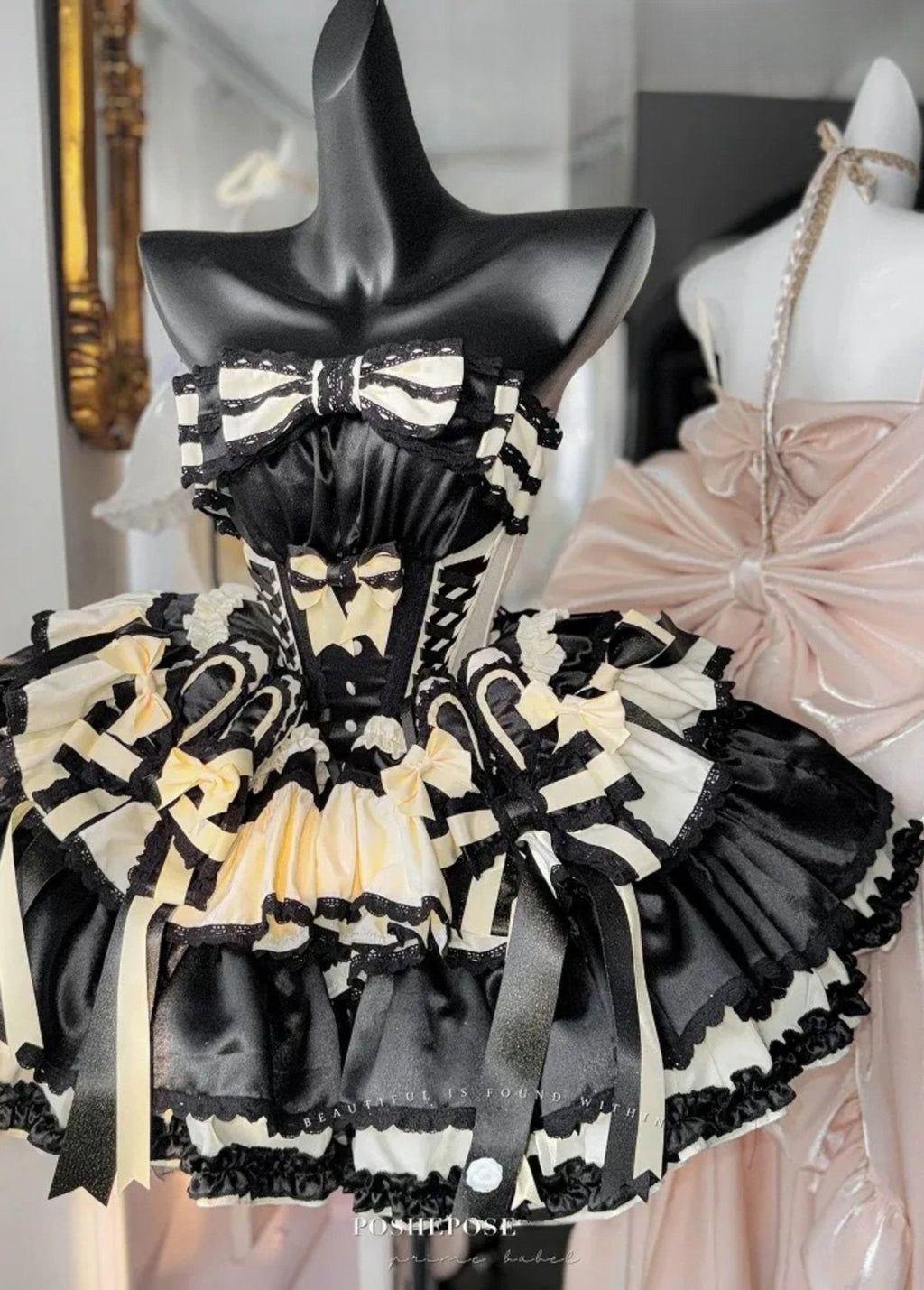POSHEPOSE - Sweet Dream Black Dress - POSHEPOSE image 3