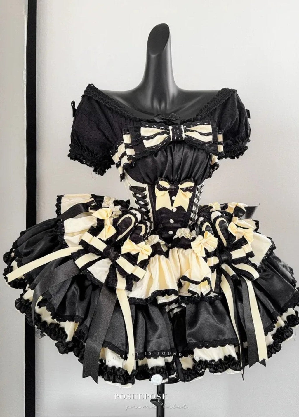 POSHEPOSE - Sweet Dream Black Dress - POSHEPOSE image 6