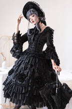 Snow Ear - Rococo Lolita OP Tea Party Dress - image 18