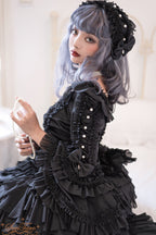 Snow Ear - Rococo Lolita OP Tea Party Dress - image 13