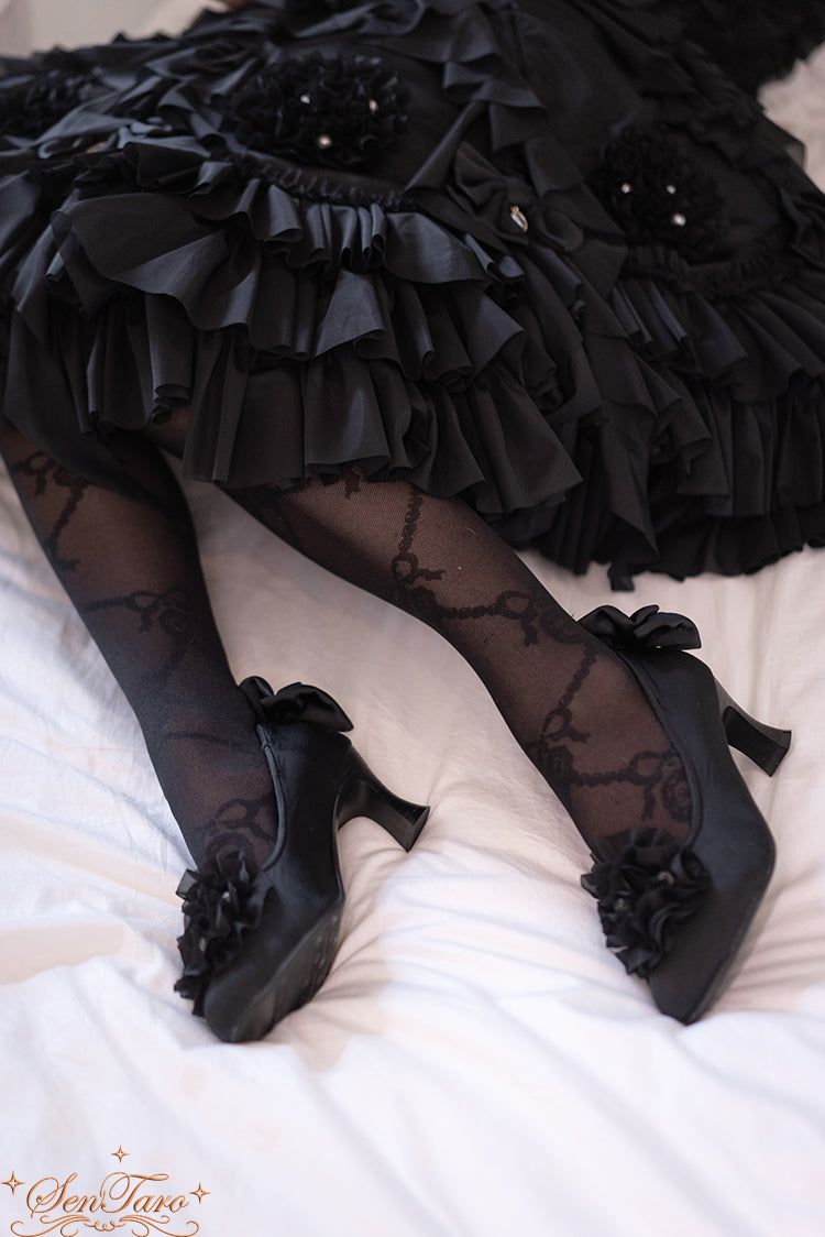 Snow Ear - Rococo Lolita OP Tea Party Dress - image 17