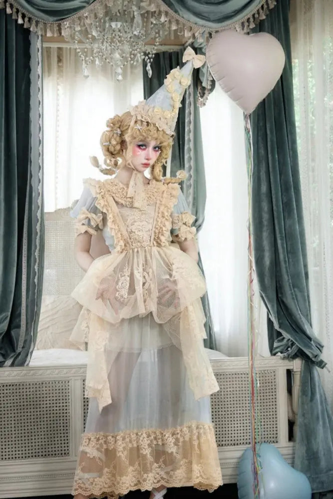 Mousse Date Retro Lolita Dress, Inner Dress and Apron Collection - image 5