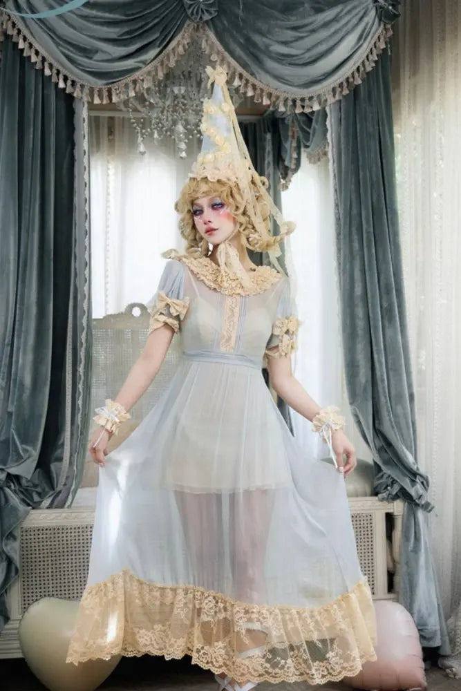 Mousse Date Retro Lolita Dress, Inner Dress and Apron Collection - image 7