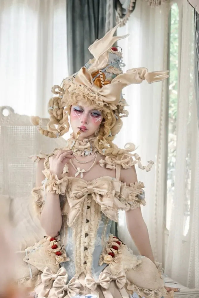 Mousse Date Rococo Lolita Corset and Lace Skirt Collection - image 5