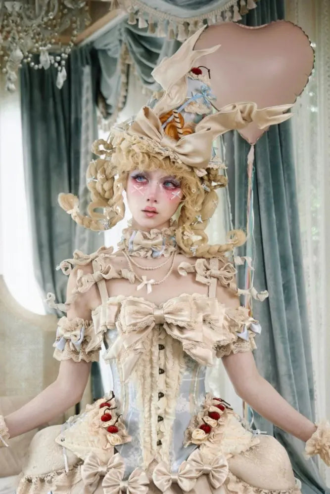 Mousse Date Rococo Lolita Corset and Lace Skirt Collection - image 6
