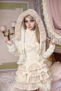 Slavic Beauty Cropped Knit Coat, Cape and Rabbit-Ear Hat Collection - image 1