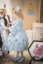 Snow Ear - Rococo Lolita OP Tea Party Dress - image 30