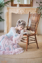Snow Ear - Rococo Lolita OP Tea Party Dress - image 4