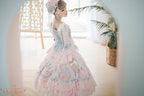 Snow Ear - Rococo Lolita OP Tea Party Dress - image 8