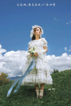 Old School Cotton Lolita OP, Bloomers and Coordinate Accessories - image 1
