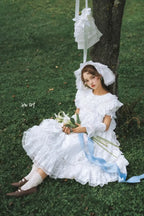 Old School Cotton Lolita OP, Bloomers and Coordinate Accessories - image 2