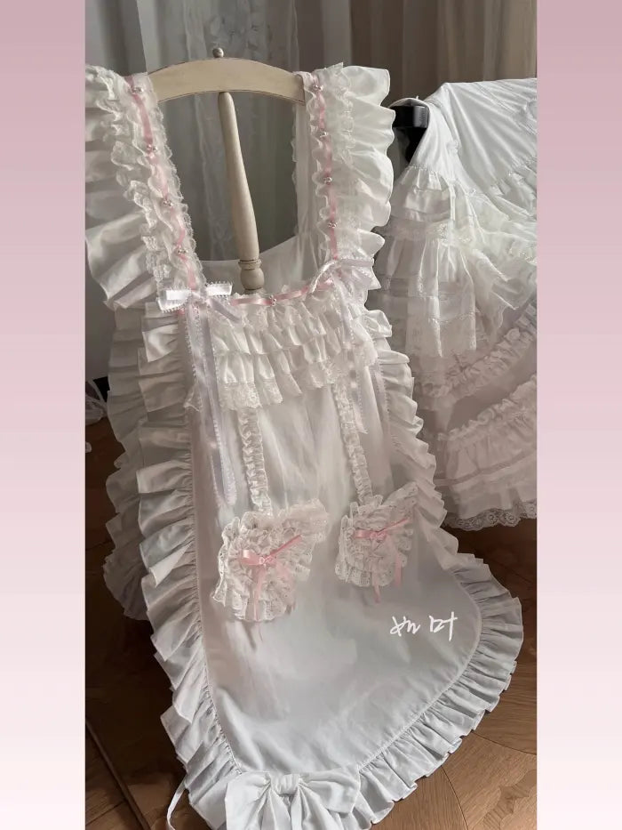 Old School Cotton Lolita OP, Bloomers and Coordinate Accessories - image 4