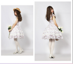 Solid Color Lolita Casual Dress Floral Dress JSK - image 6