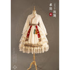 Lhamo Tibetan-Inspired Lolita OP Full Set - image 5