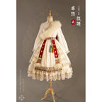 Lhamo Tibetan-Inspired Lolita OP Full Set - image 7