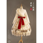 Lhamo Tibetan-Inspired Lolita OP Full Set - image 8