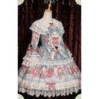 Bramble Rose Porcelain Strawberry Lolita OP Set - image 7