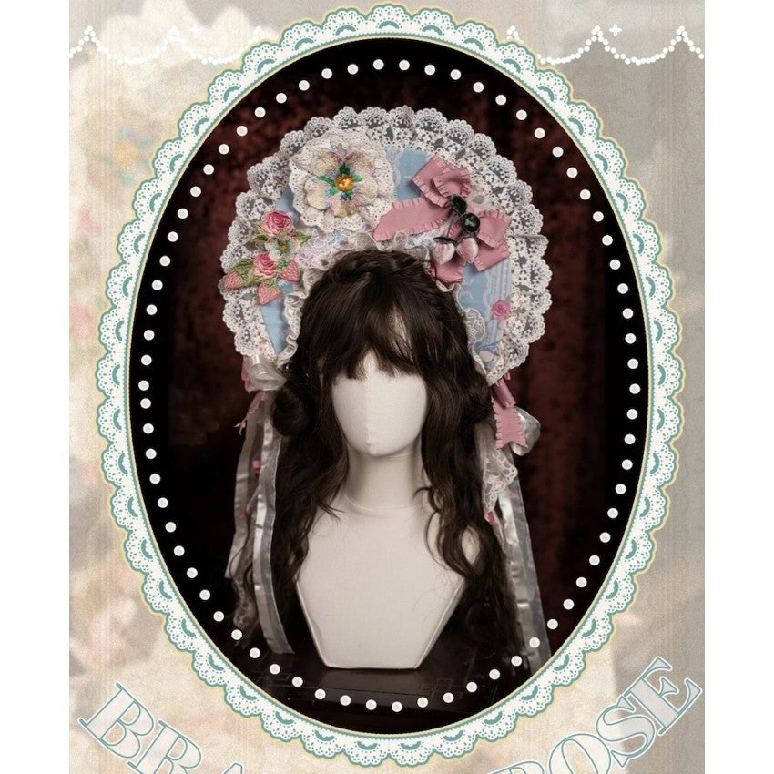 Bramble Rose Porcelain Strawberry Lolita OP Set - image 11