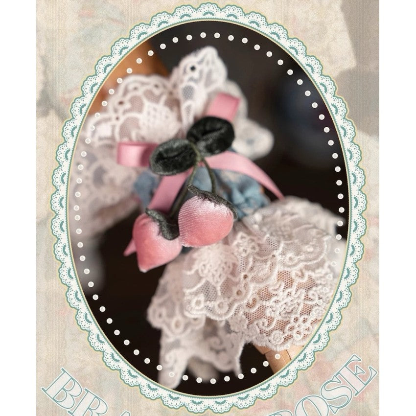 Bramble Rose Porcelain Strawberry Lolita OP Set - image 12