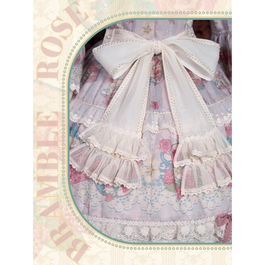 Bramble Rose Porcelain Strawberry Lolita OP Set - image 20