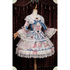 Bramble Rose Porcelain Strawberry Lolita OP Set - image 25
