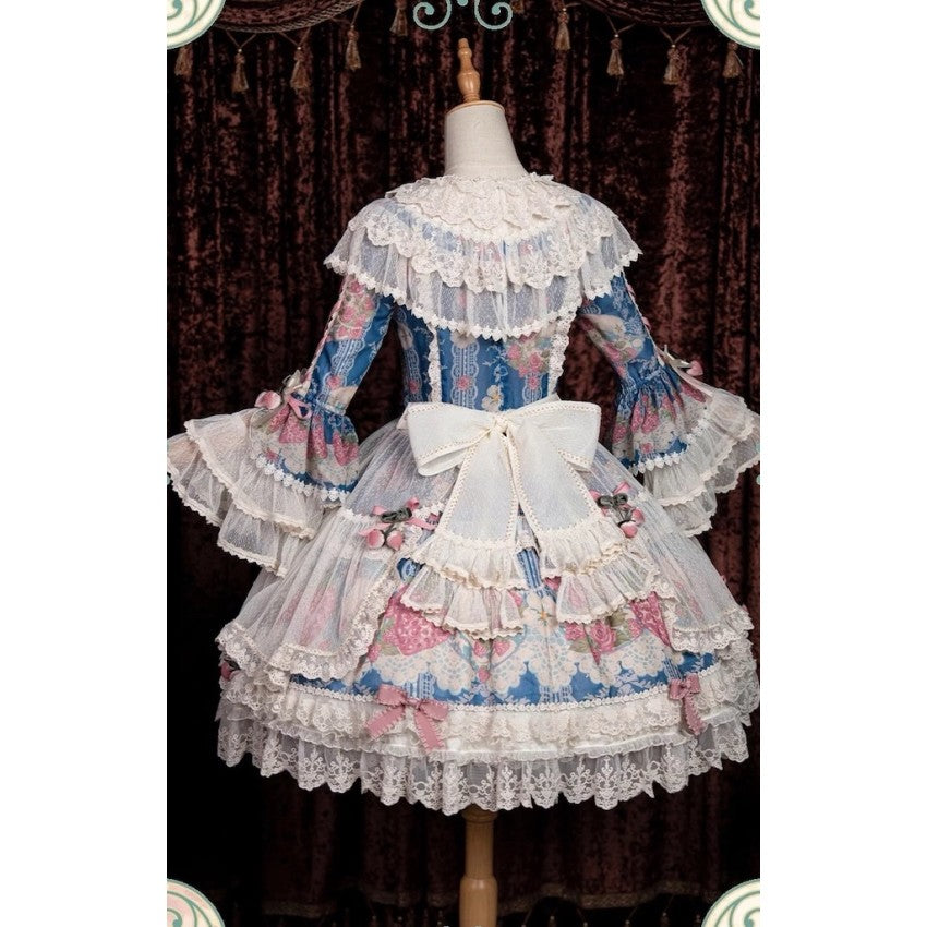 Bramble Rose Porcelain Strawberry Lolita OP Set - image 26