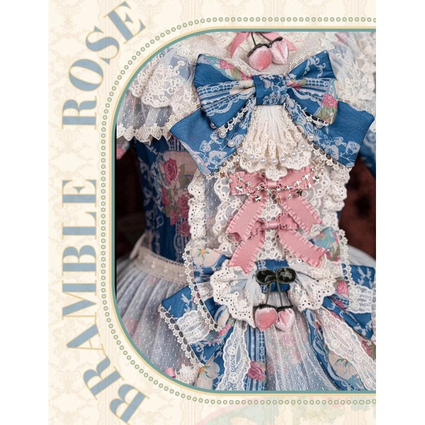 Bramble Rose Porcelain Strawberry Lolita OP Set - image 28