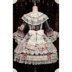 Bramble Rose Porcelain Strawberry Lolita OP Set - image 35
