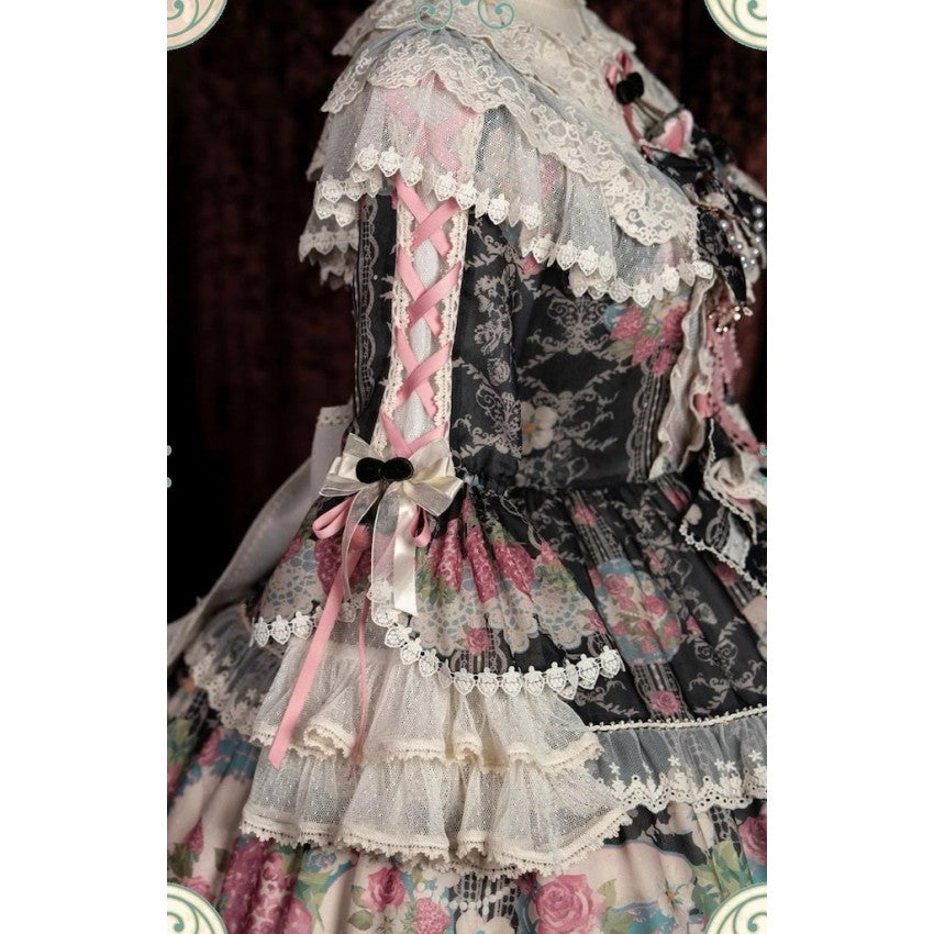 Bramble Rose Porcelain Strawberry Lolita OP Set - image 37