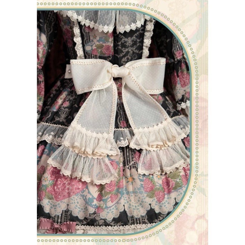 Bramble Rose Porcelain Strawberry Lolita OP Set - image 40