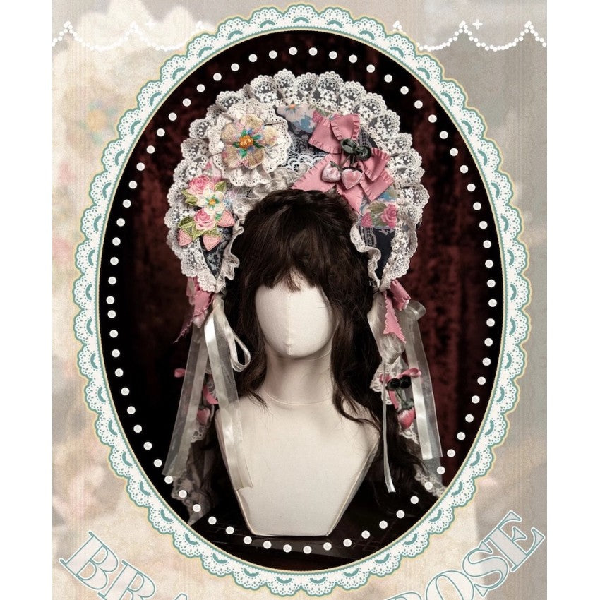 Bramble Rose Porcelain Strawberry Lolita OP Set - image 42