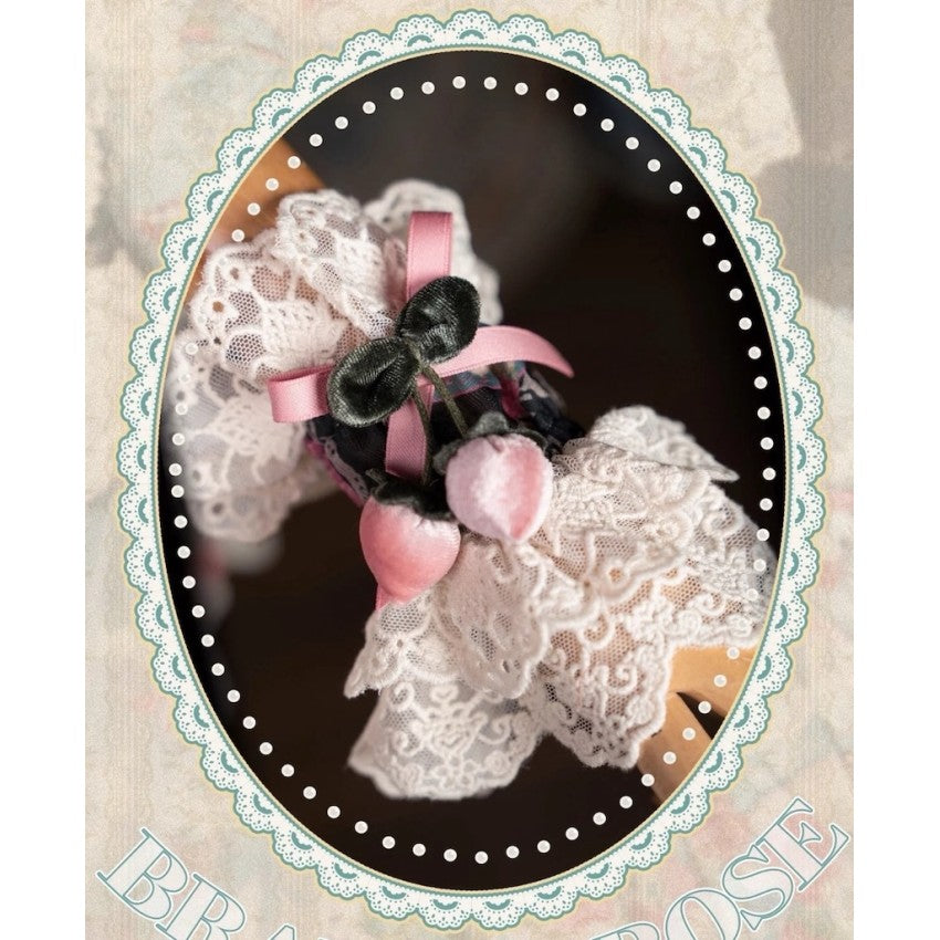 Bramble Rose Porcelain Strawberry Lolita OP Set - image 43