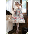 Bramble Rose Porcelain Strawberry Lolita OP Set - image 45