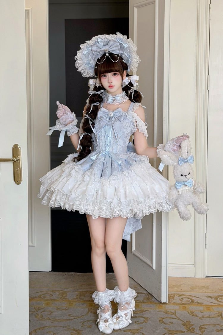 Blue Pearl Ballet Sweet Lolita JSK Dress - image 8